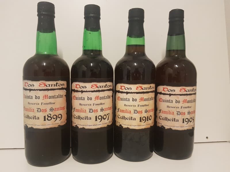 4 x Quinta do Montalto 1899 & 1905 & 1907 & 1910, Dos Santos, Porto