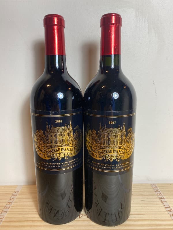 2 x Château Palmer, Margaux, 2007