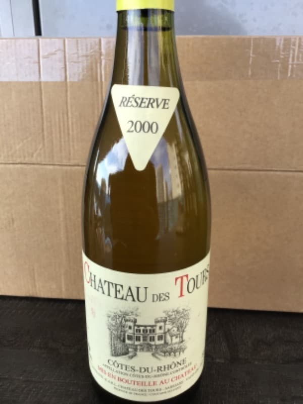 Côtes du Rhône, Chateau des Tours (Bc/Wh), 2000