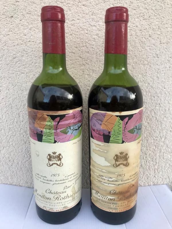 2 x Château Mouton Rothschild, Pauillac, 1975