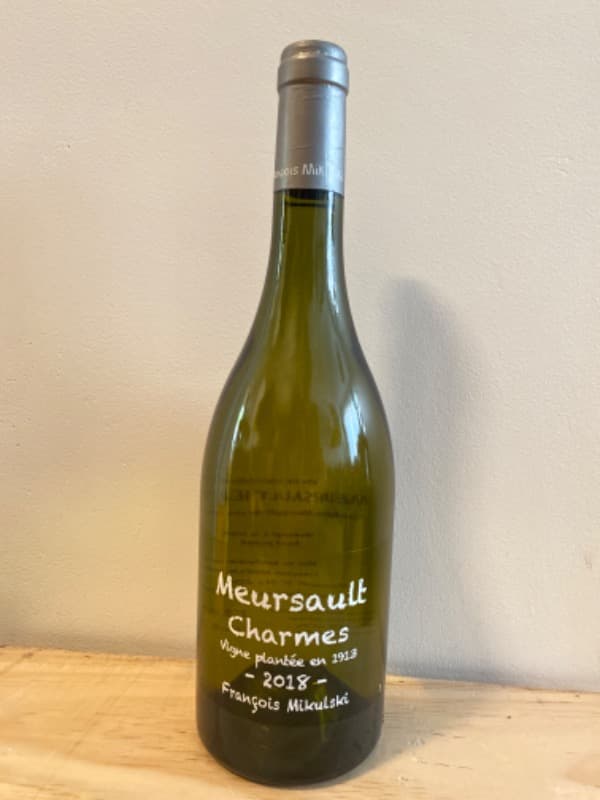 Meursault, Vigne plantée en 1913, Domaine François Mikulski, 2018