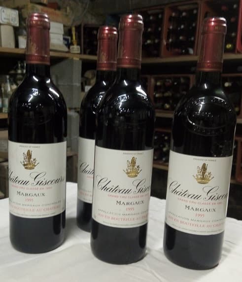 4 x Grand cru classé, Château Giscours, Margaux, 1995