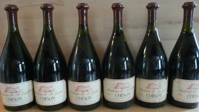 6 x Chinon, château de la grille, 1982