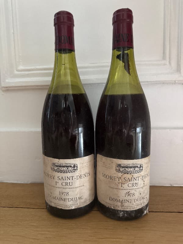 2 x Morey-Saint-Denis, 1er Cru, domaine Dujac, 1978