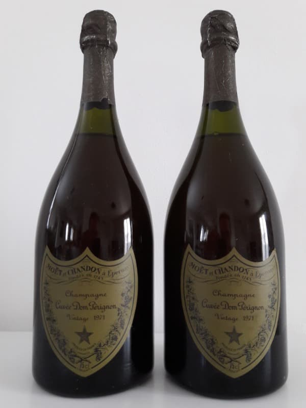 2 x Dom Pérignon, Champagne, 1971