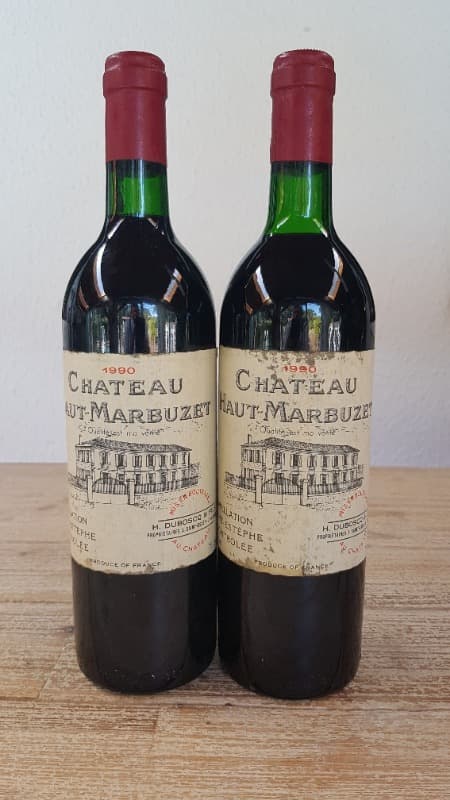 2 x HAUT MARBUZET, Saint-Estèphe, 1990
