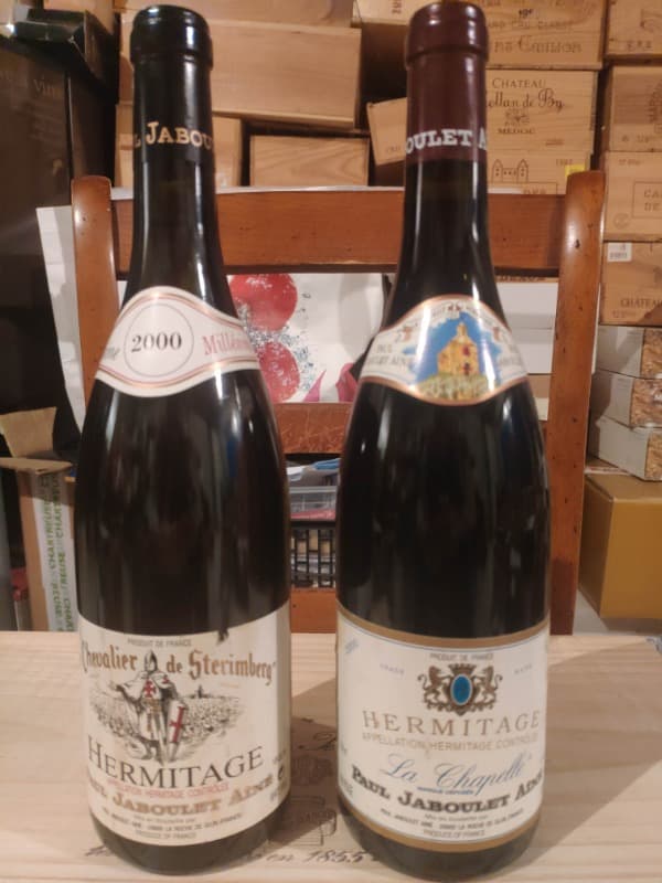 2 x Hermitage, La Chapelle (R) / Chevalier de Sterimberg (B), Paul Jaboulet Ainé, 2000
