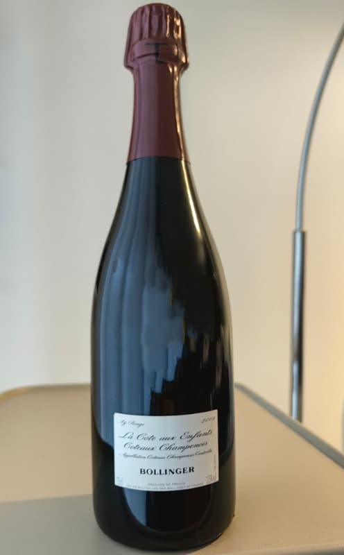 La côte aux enfants, Bollinger, Coteaux-Champenois, 2009