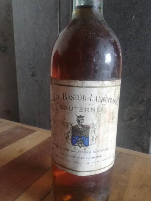 Chateau Bastor-Lamontagne, Sauternes, 1973