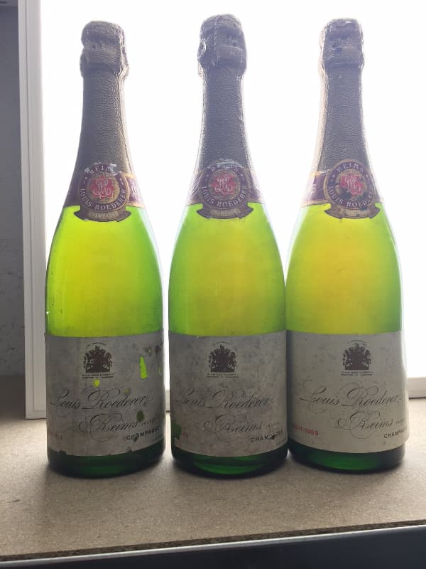 3 x Louis Roederer, Champagne, 1969