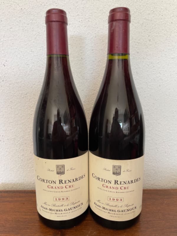 2 x Corton, Grand cru Renardes, Jean Michel Gaunoux, 1993