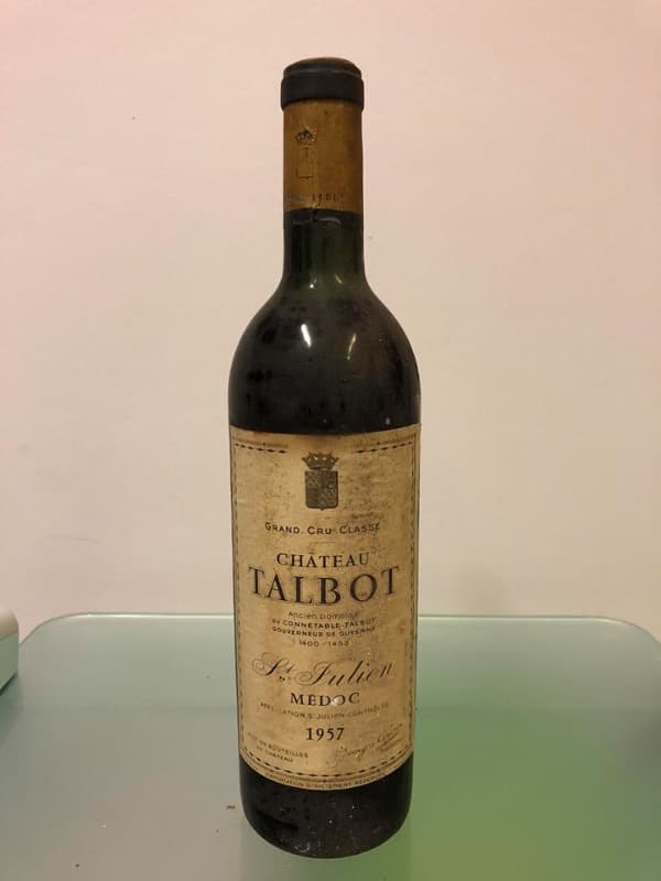 Château Talbot, Saint-Julien, 1957