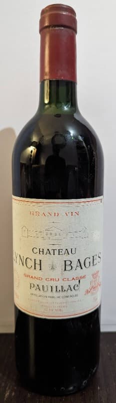 château Lynch-Bages, Pauillac, 1986