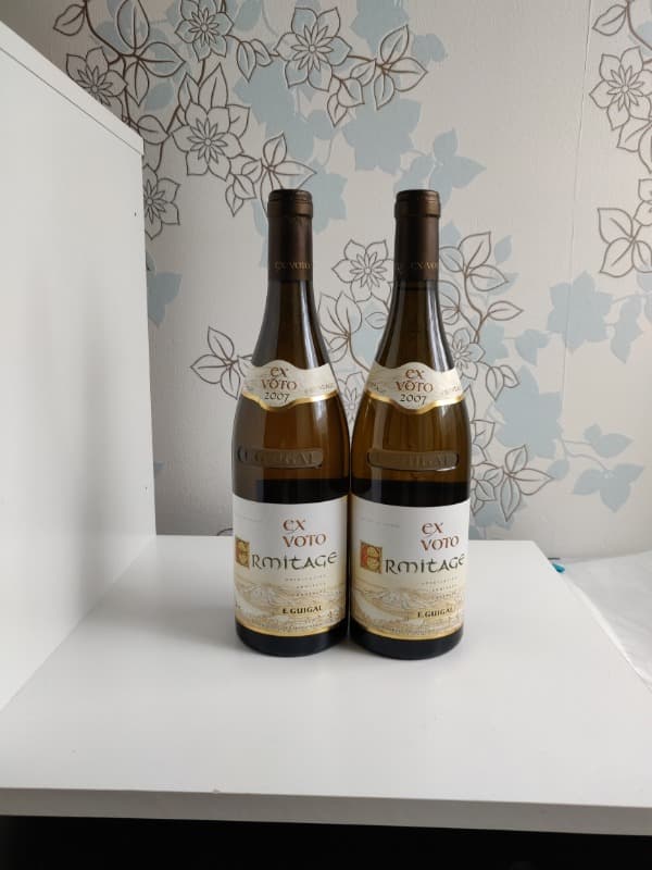 2 x Hermitage, EX-VOTO (Bc/Wh), E.Guigal, 2007
