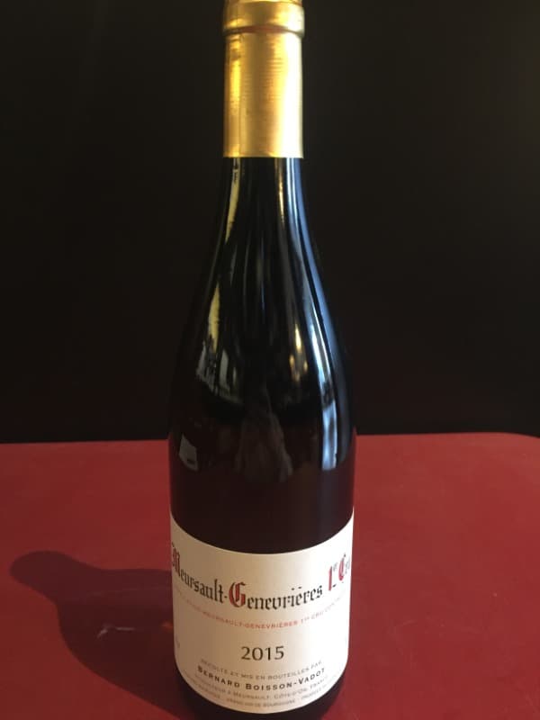 Meursault, Genevrières 1er Cru, Domaine Bernard Boisson-Vadot, 2015 (recover. VAT récup.)