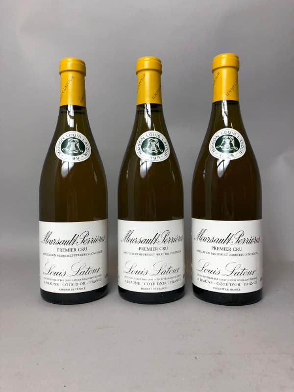 3 x Meursault, Perrières - 1er Cru, Domaine Louis Latour, 1999