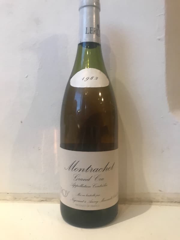 Montrachet, Grand cru, Domaine Leroy, 1982