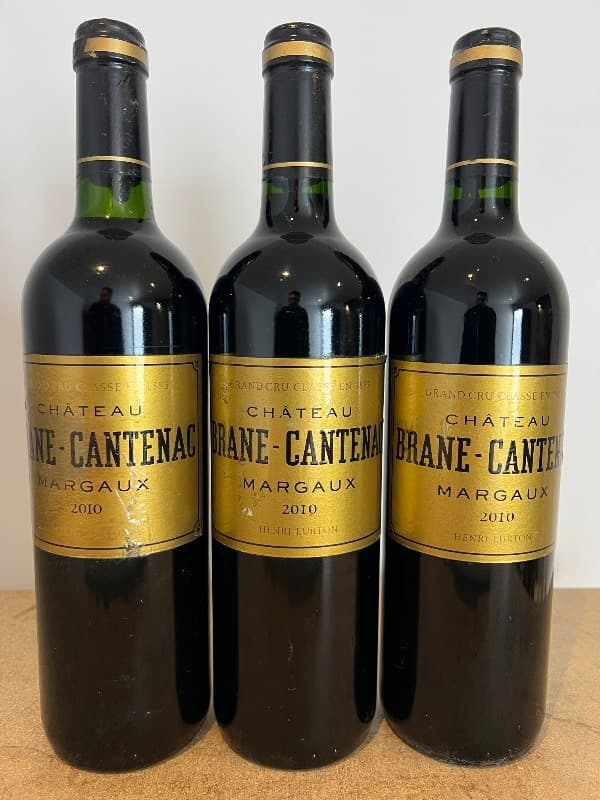 3 x Château Brane-Cantenac, Margaux, 2010