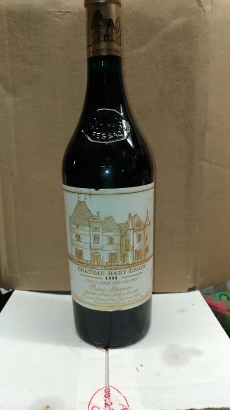 cru classé des graves, Château Haut Brion, Pessac-Léognan, 1998