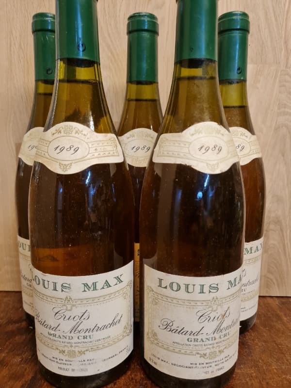 5 x Criots-Bâtard-Montrachet, Louis Max, 1989