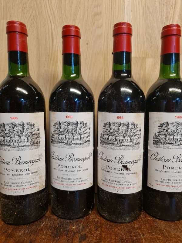 4 x château Beauregard, Pomerol, 1986