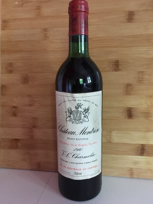 Château Montrose, Saint-Estèphe, 1980