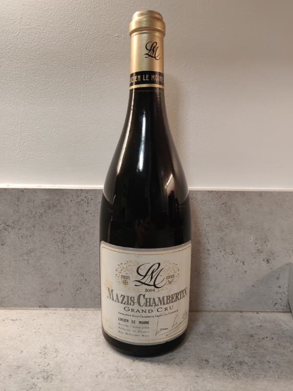 Mazis-Chambertin, Lucien le moine, 2004