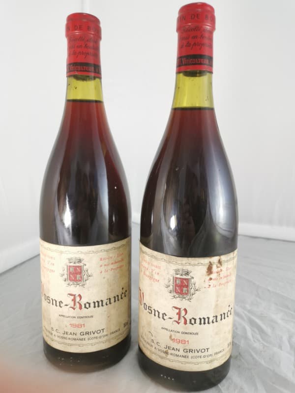 2 x Vosne-Romanée, Jean Grivot, 1981