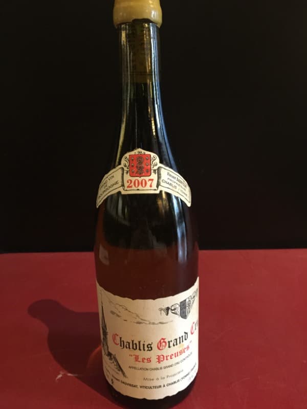 Chablis Grand Cru, Les Preuses, Domaine Vincent Dauvissat, 2007 (recover. VAT récup.)