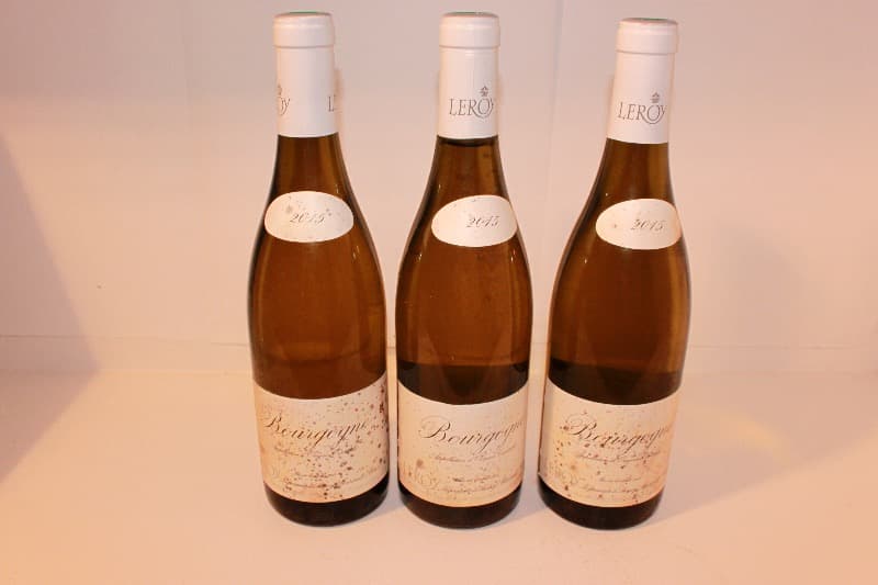3 x Bourgogne, LEROY, 2015