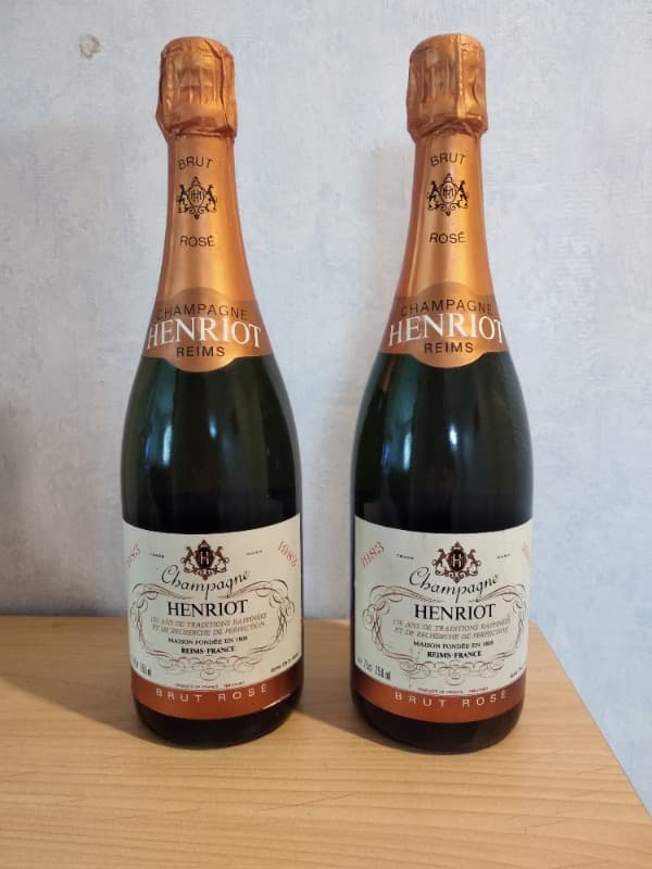 2x Brut Rosé, Henriot, Champagne, 1983