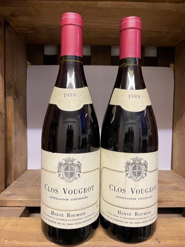 2 x Clos de Vougeot, Hervé Roumier, 1989