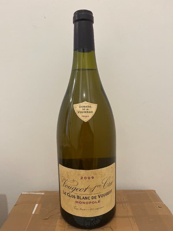 Vougeot, 1er cru - le Clos blanc de Vougeot (monopole), Domaine de la Vougeraie, 2009 (Magnum)