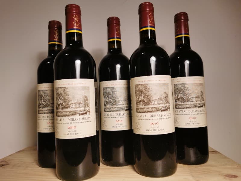5 x Château Duhart-Milon, Pauillac, 2010