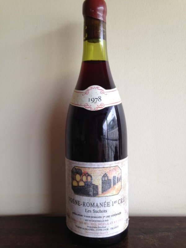 Vosne-Romanée, 1er crû Les Suchots, Michel Noëllat, 1978