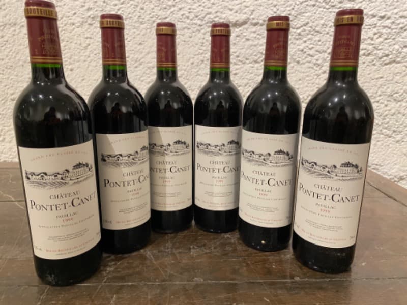 6 x Château Pontet-Canet, Pauillac, 1999
