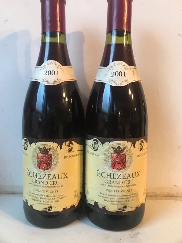 2 x Echézeaux, Grand cru, Domaine Catherine Battault vieilles vignes, 2001
