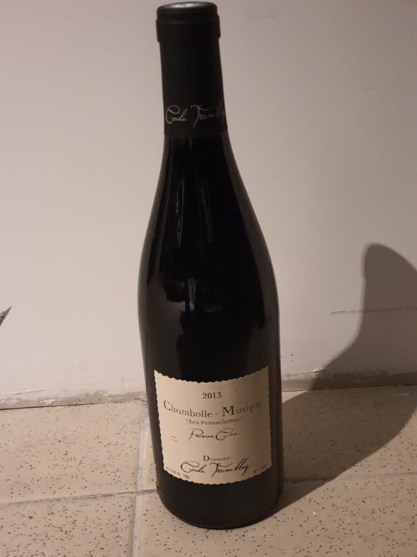 Chambolle-Musigny, 1er Cru Les Feusselottes, Cecile Tremblay, 2013