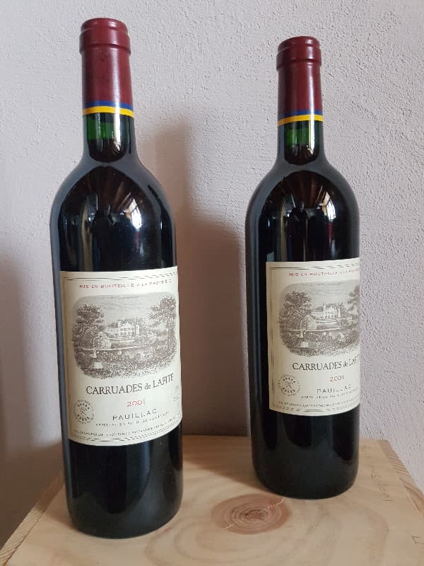 2 x Carruades de Lafite, Château Lafite Rothschild, Pauillac, 2001