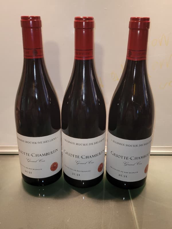 3 x Griotte-Chambertin, Grand cru, Maison Roche de Bellene, 2021
