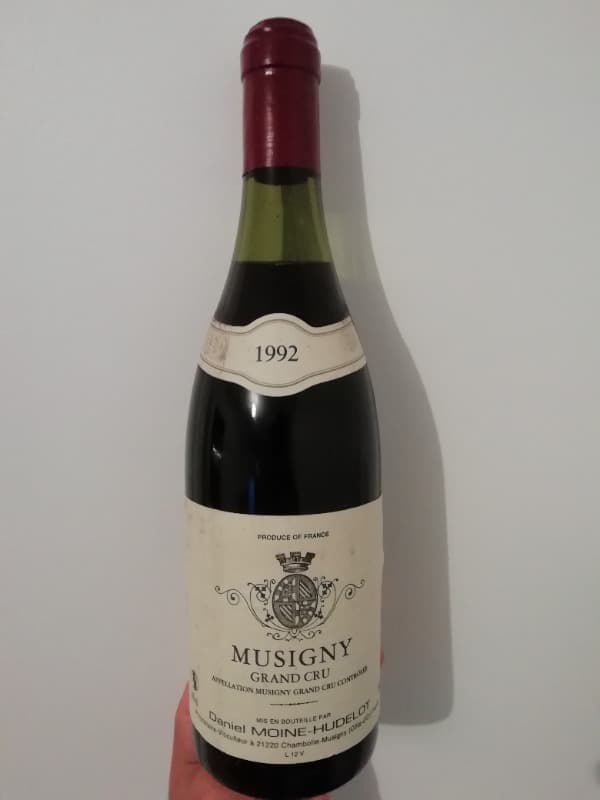 Musigny, Grand cru, Daniel Moine Hudelot, 1992