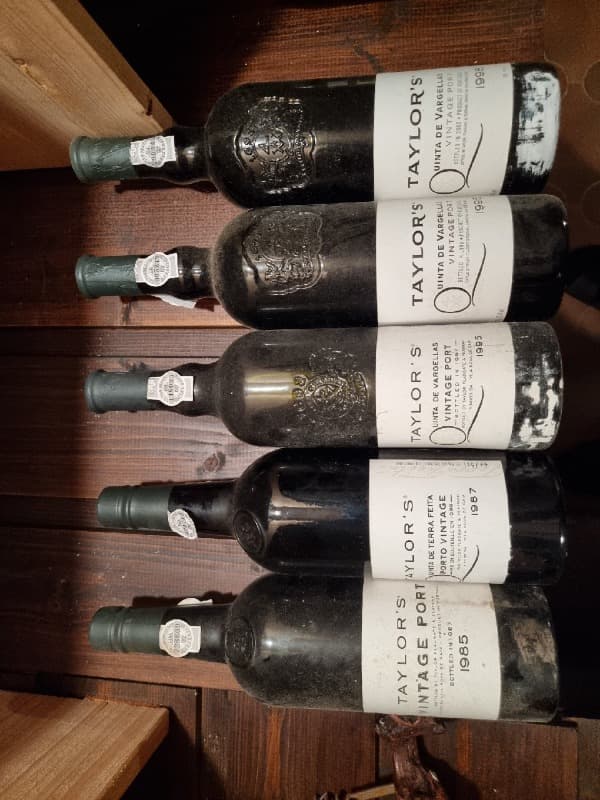 5 x Quinta Terra Feita et Quinta Vargellas, Taylor's Vintage, Porto, 1985