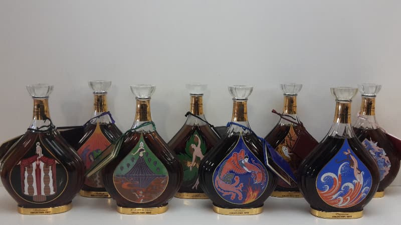 Extra Collection ERTE N°1-8, Courvoisier, Cognac, 1988