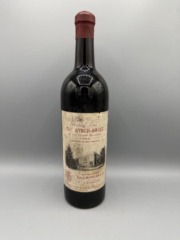 Château Lynch Bages, Pauillac, 1940 (mise négoce)