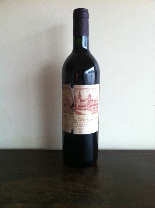 Château Cos d'estournel, Saint-Estèphe, 1986