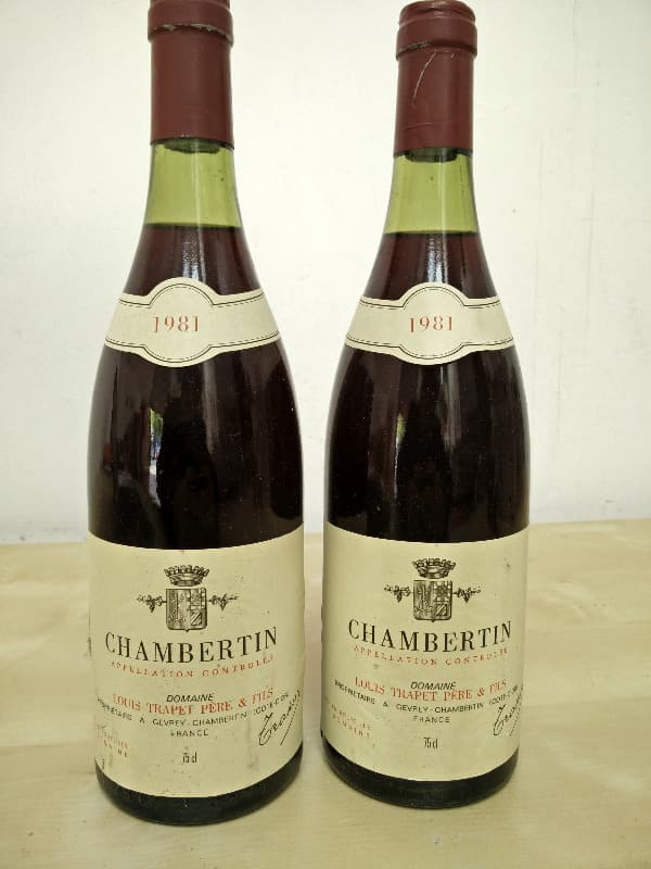 2 x Chambertin, Domaine Louis Trapet Père & Fils, 1981