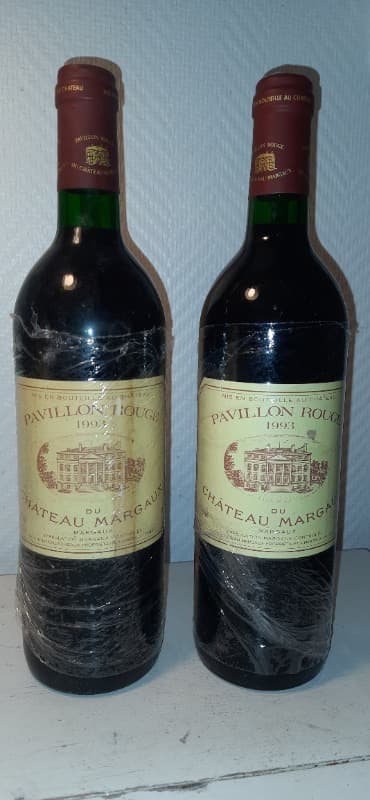 2 x Pavillon Rouge, Château Margaux, Margaux, 1993