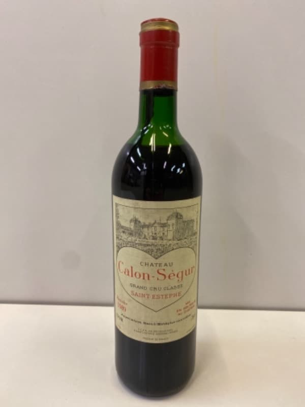 Grand cru classé, Château Calon-Ségur, Saint-Estèphe, 1989