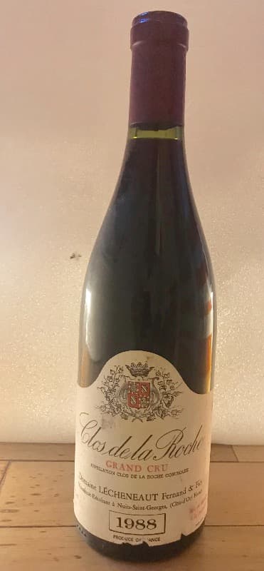 Clos-de-la-Roche, Domaine LECHENEAUT Fernand & Fils, 1988