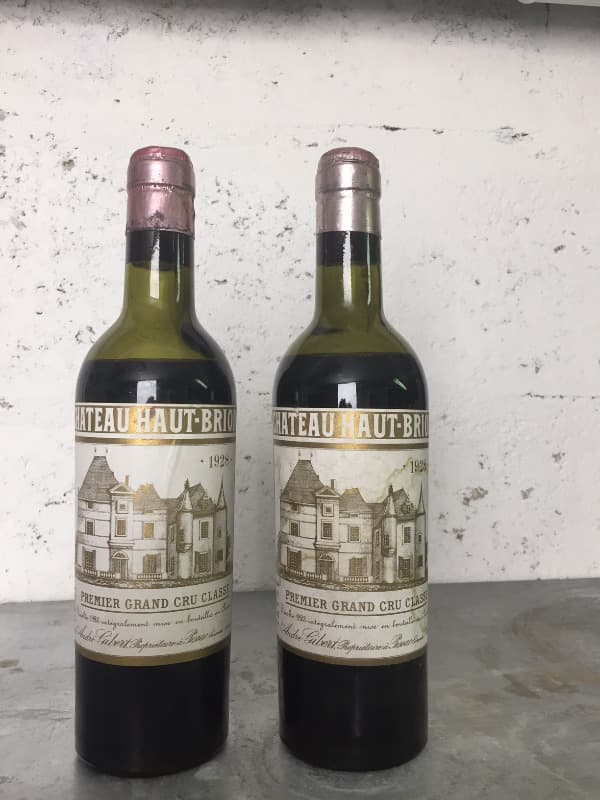 2 x Château Haut-Brion, Pessac-Léognan, 1928 (37.5cl)